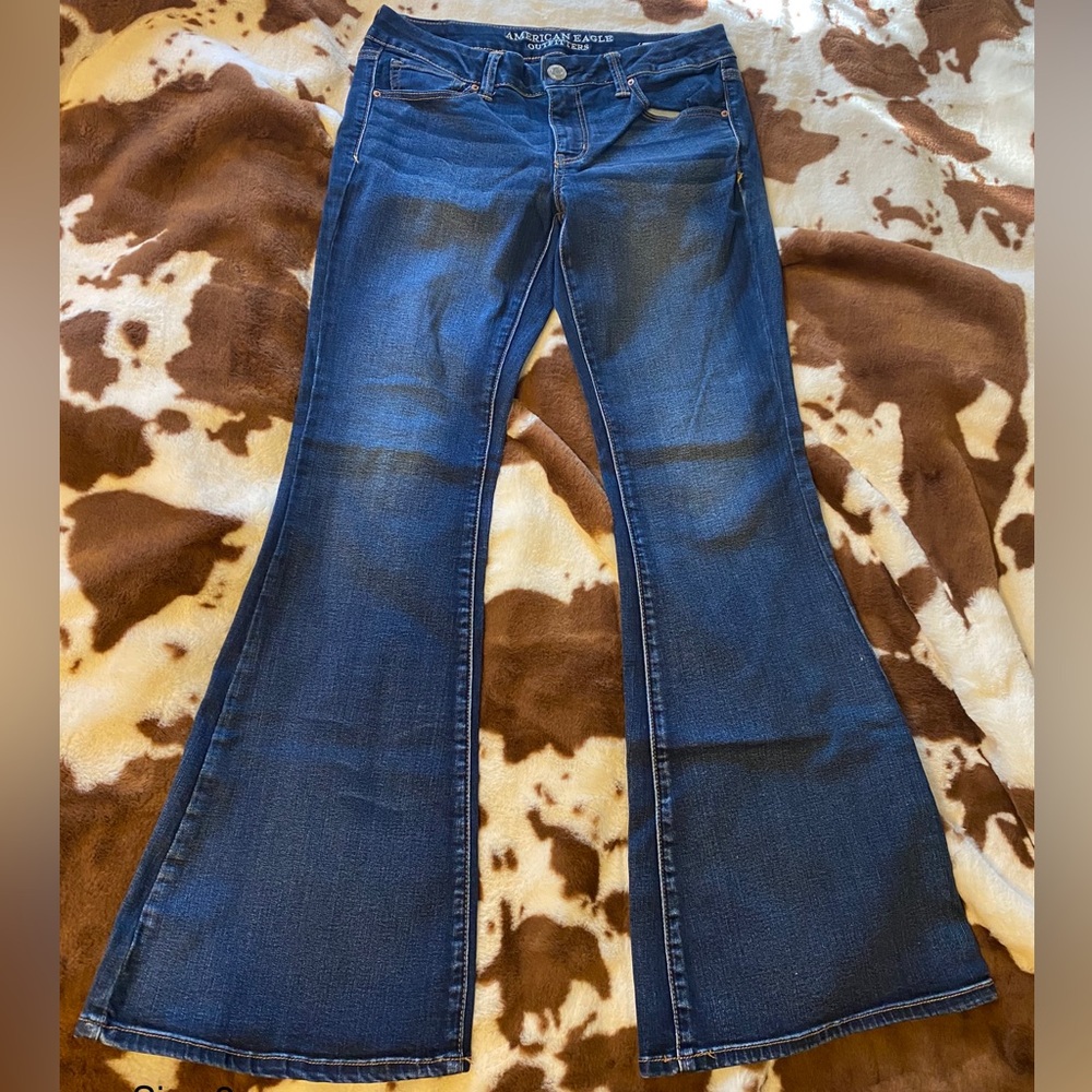 American Eagle boho flare size 8 Short